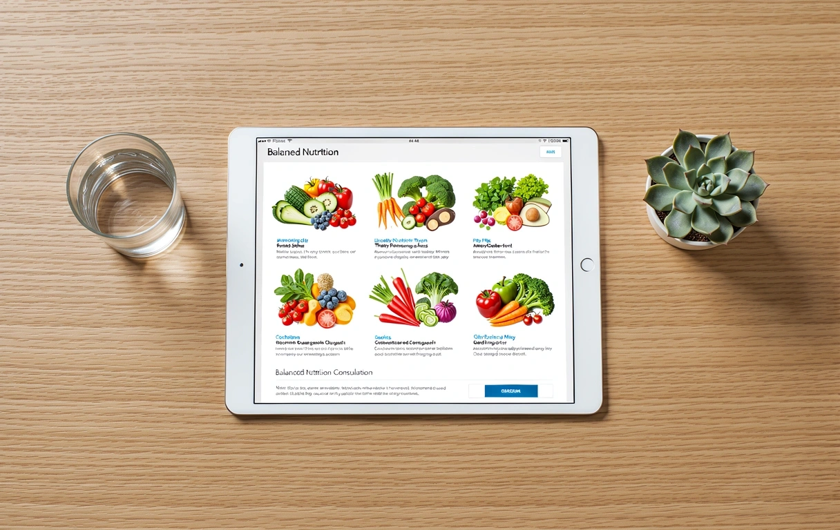 Prostředí pro přípravu vyváženého jídelníčku